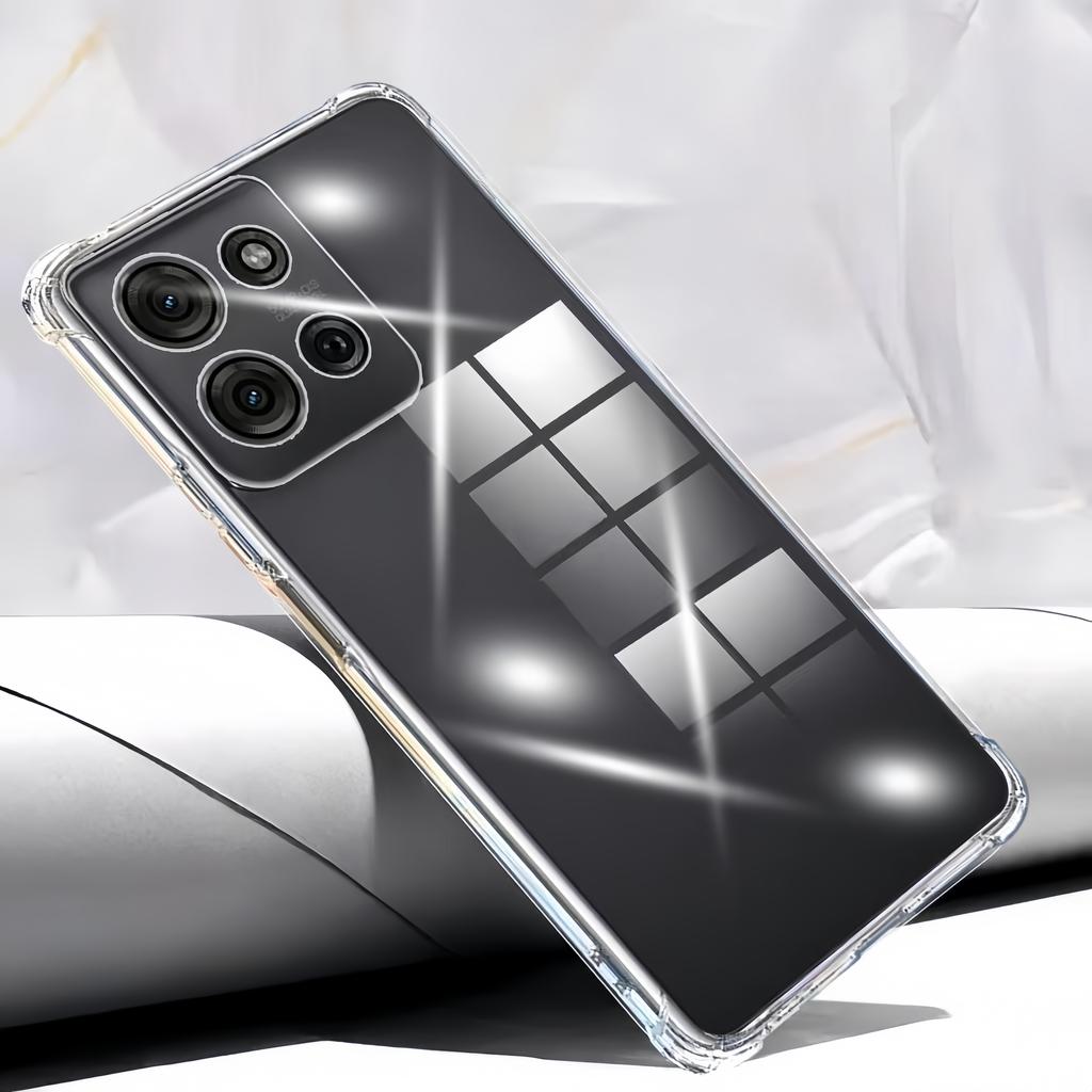 Transparent TPU Shockproof Protection Phone Case for Moto Edge 70 / Edge 60 Pro / Edge 60 Fusion / Edge 60 - Clear