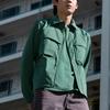 Timberland Outdoor Work Solid Color Coach Jacket Men Jacket Green A2G9E-J74