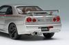 Make Up EIDOLON Scale Nismo R34 Prototype Tokyo Auto Salon 2001 Silver Finished Product EM791 1/43 GT-R Z-tune