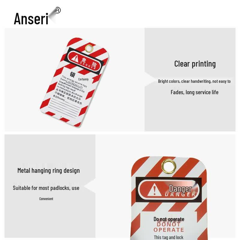 Safety Lockout Tag