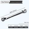 Mirror Finish Double-Ended Box Wrench Set 8-55mm - Automotive Repair Eye Wrench Tool