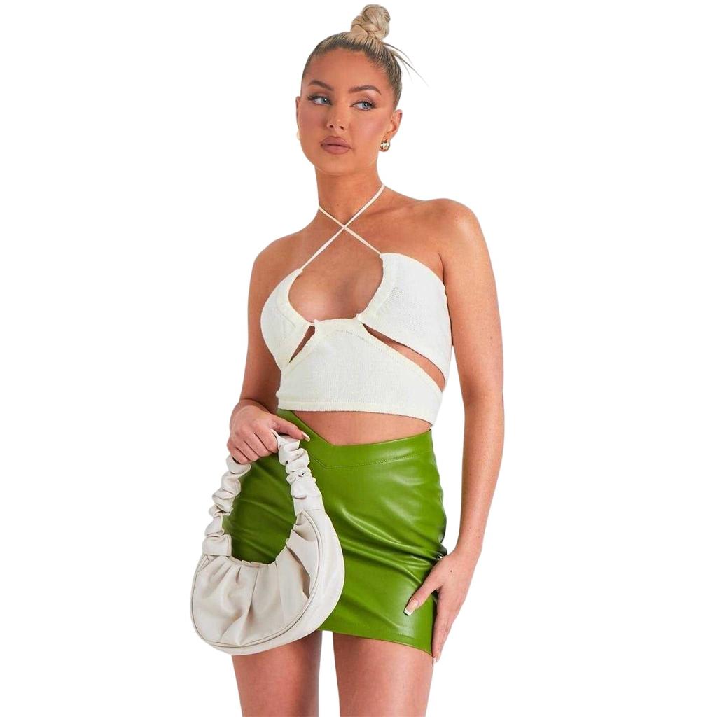 Minigonna in Ecopelle da Donna Missy Empire