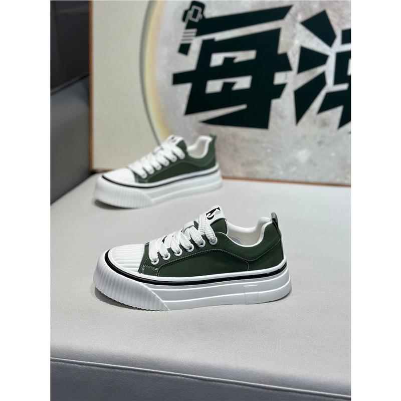 Trendy Brand Men'S Shoes Spring New Low-Top Cloth Surface Comfortable Casual Soft Sole Lace-Up Korean Version Versatile Breathable Net Red Shoes Men