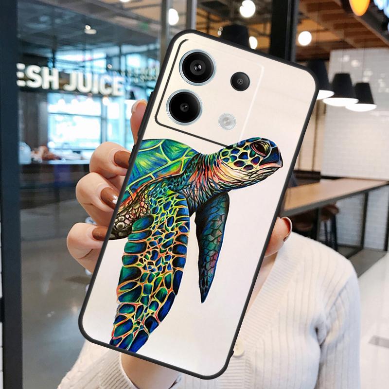 Sea Turtle Case For Xiaomi Redmi Note 15 Pro Plus 10 11 12 13 14 Pro Redmi 15 15C 10C 12C 13C 14C Cover