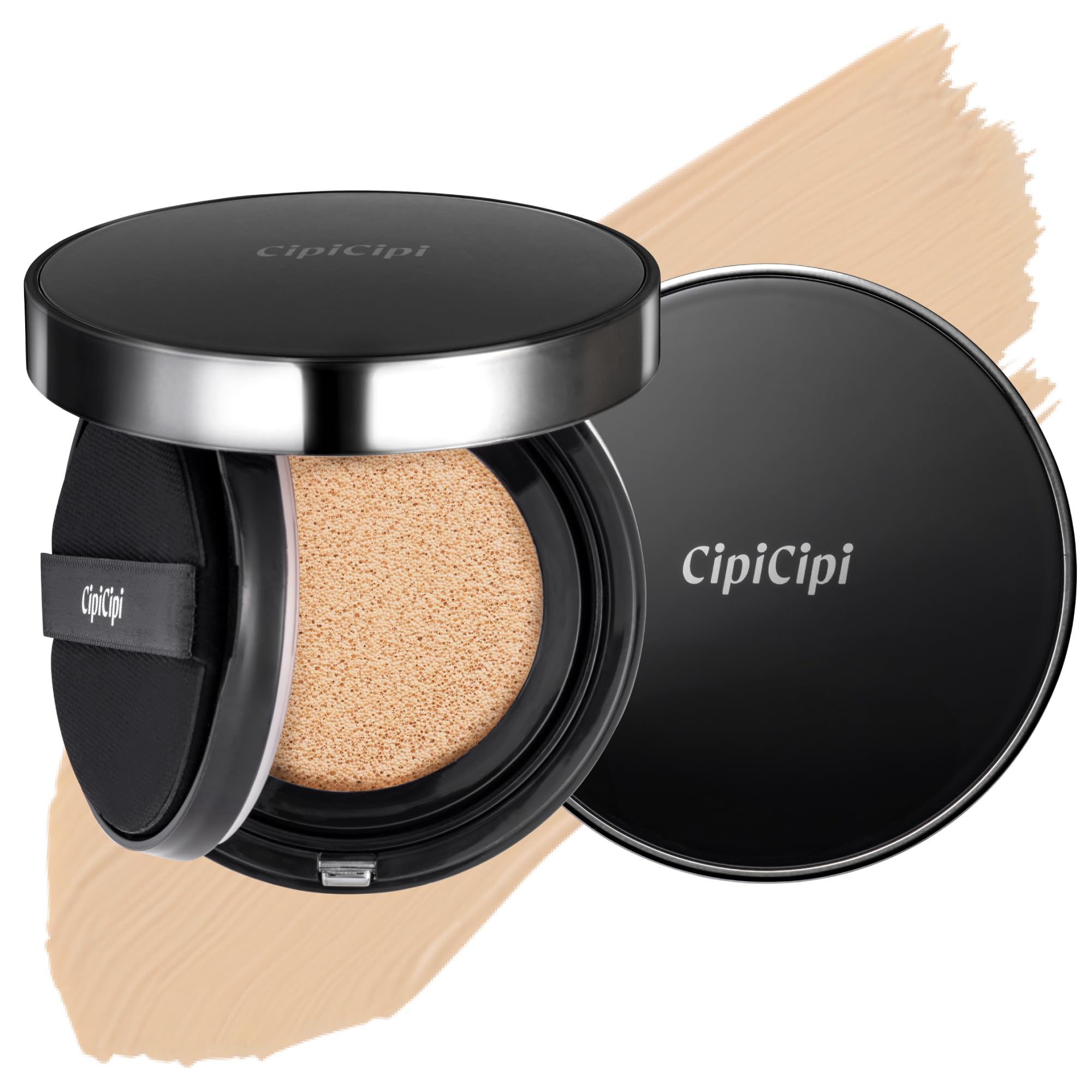 

CipiCipi Fit Skin Cushion R 02 Cushion Foundation High Coverage [Official] SPF50+/PA+++ / - Long-lasting,