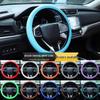 All-Season Silicone Steering Wheel Cover - Sweat-Absorbent, Non-Slip, Ultra-Thin Grip, High-End Decor