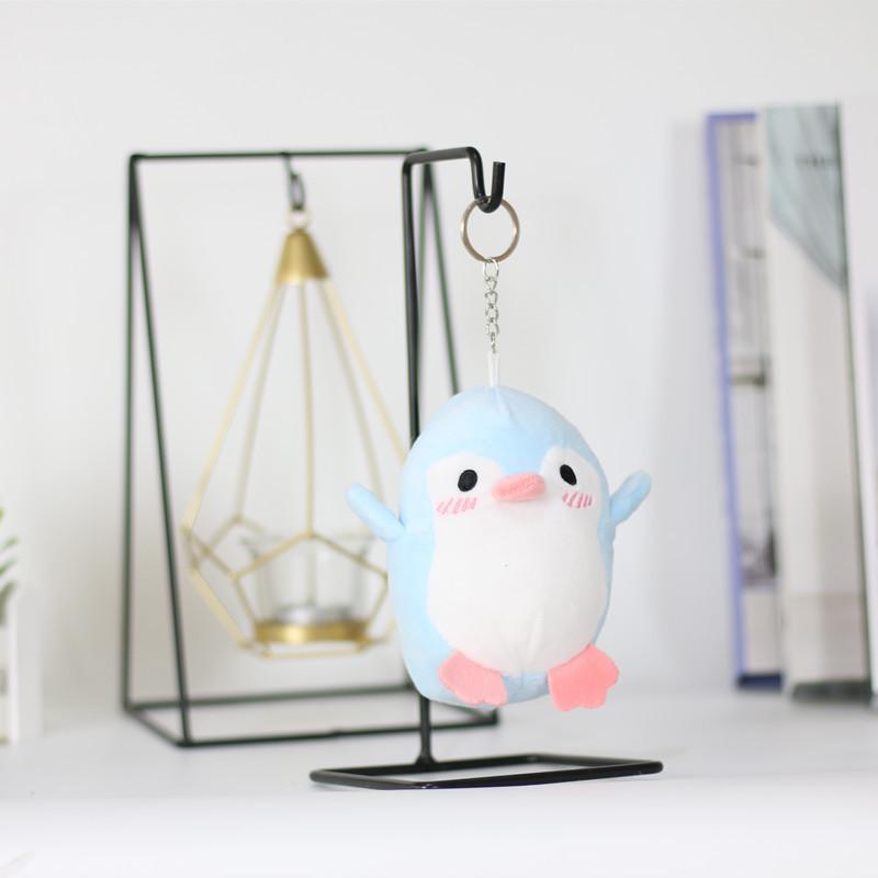 Penguin Plush Keychain With Soft Fabric Animal Toy For Gift And Decoration