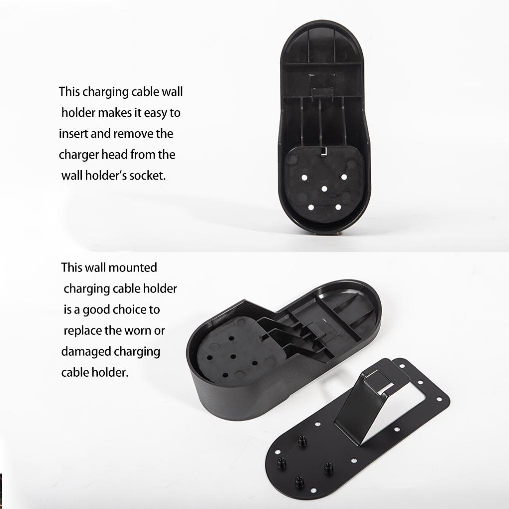 Charging Cable Wall Holder Car Wall Mounted Organizer Replacement for Model 3/S/Y/X 2021