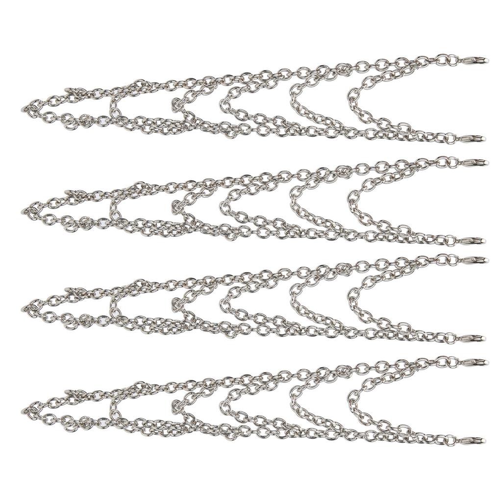 4 szt. Opony do kół RC Metalowy łańcuch śnieżny Opona Łańcuch antypoślizgowy do MN86 112 RC Crawler