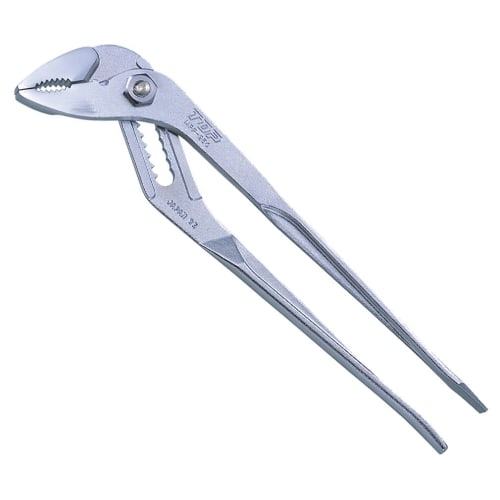 TOP Industrial (TOP) Bladed Multi-Pump Pliers, Round Tip, with Screwdriver, 9 Opening Settings (0-51mm), for Gas, Water, Faucets, and Plumbing, MPR-25