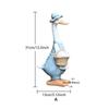 Duck Sculpture Artificial Garden Sculpture Resin Novelty Garden Statues  Patio Outdoor Decor
