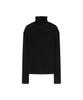 VIS A VIS Wool Ribbed Jersey Turtleneck (Black)