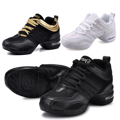 Soft Outsole Breath Dance Shoes Sneakers for Woman Practice Shoes Modern Dance Jazz Shoes Sneakers Breathable Mesh Sports Shoes