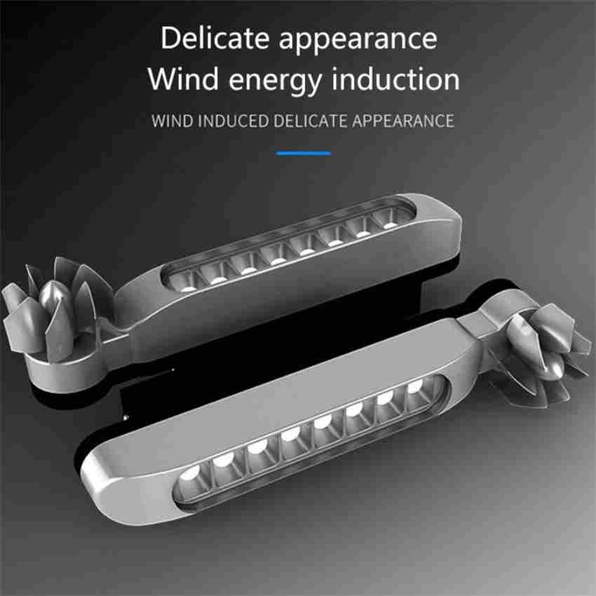 1 Pair Car LED Lights Cars Motorcycles Bicycle Wind Energy Daytime Running Lights Signal Lamp