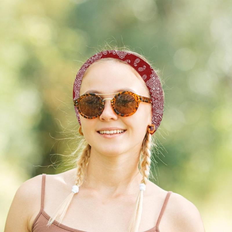 Paisleys Bandanas Handkerchief Multifunctional Scarves Hiphop Styles Scarf for Men and Women