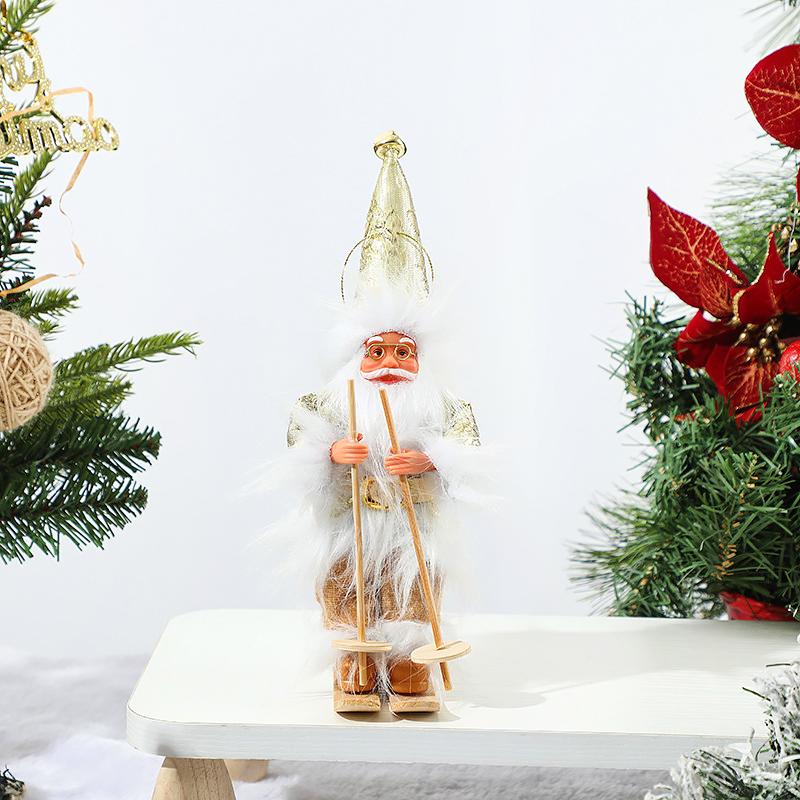 Christmas Christmas Doll Exquisite Christmas Decoration Home Decor Santa Claus Design Funny Multi-Color