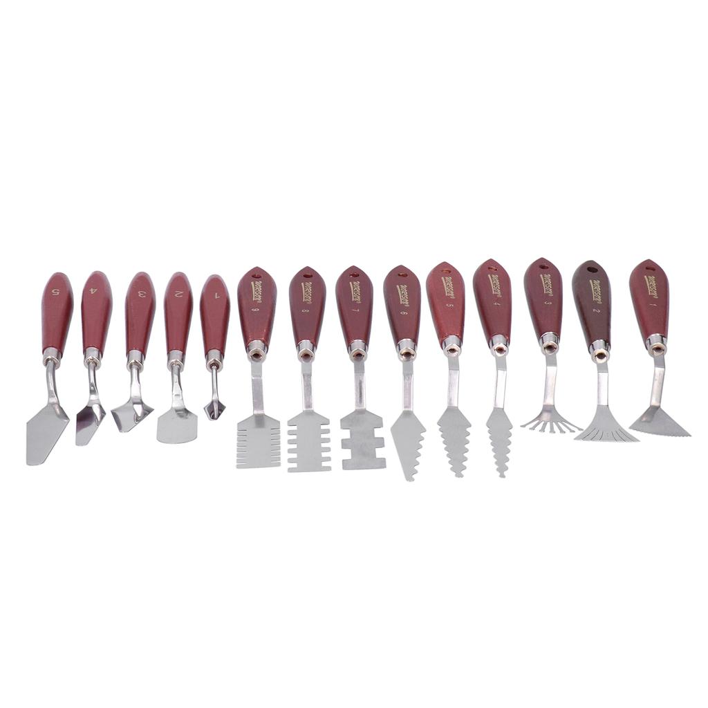 14Pcs Painting Palette Knives Set Special Shaped Oil Painting Scraper Tools Artist Knife