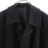 KANSAIMAN Cashmere Stainless Collar Coat Black Men's Used