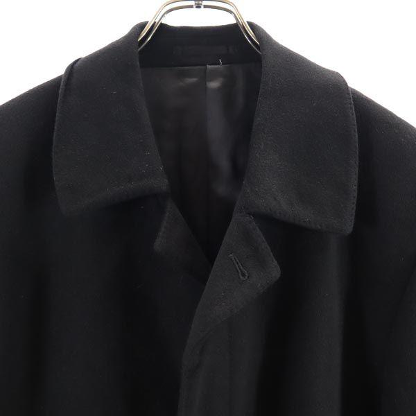 KANSAIMAN Cashmere Stainless Collar Coat Black Men's Used