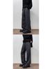Men's Retro Slim Fit Striped Dress Pants - Casual, Loose, High Street Style for Spring and Autumn