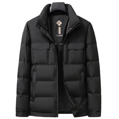 Winter Thickened Short Down Jacket Men's White Duck Down Cold-proof Casual Down Jacket