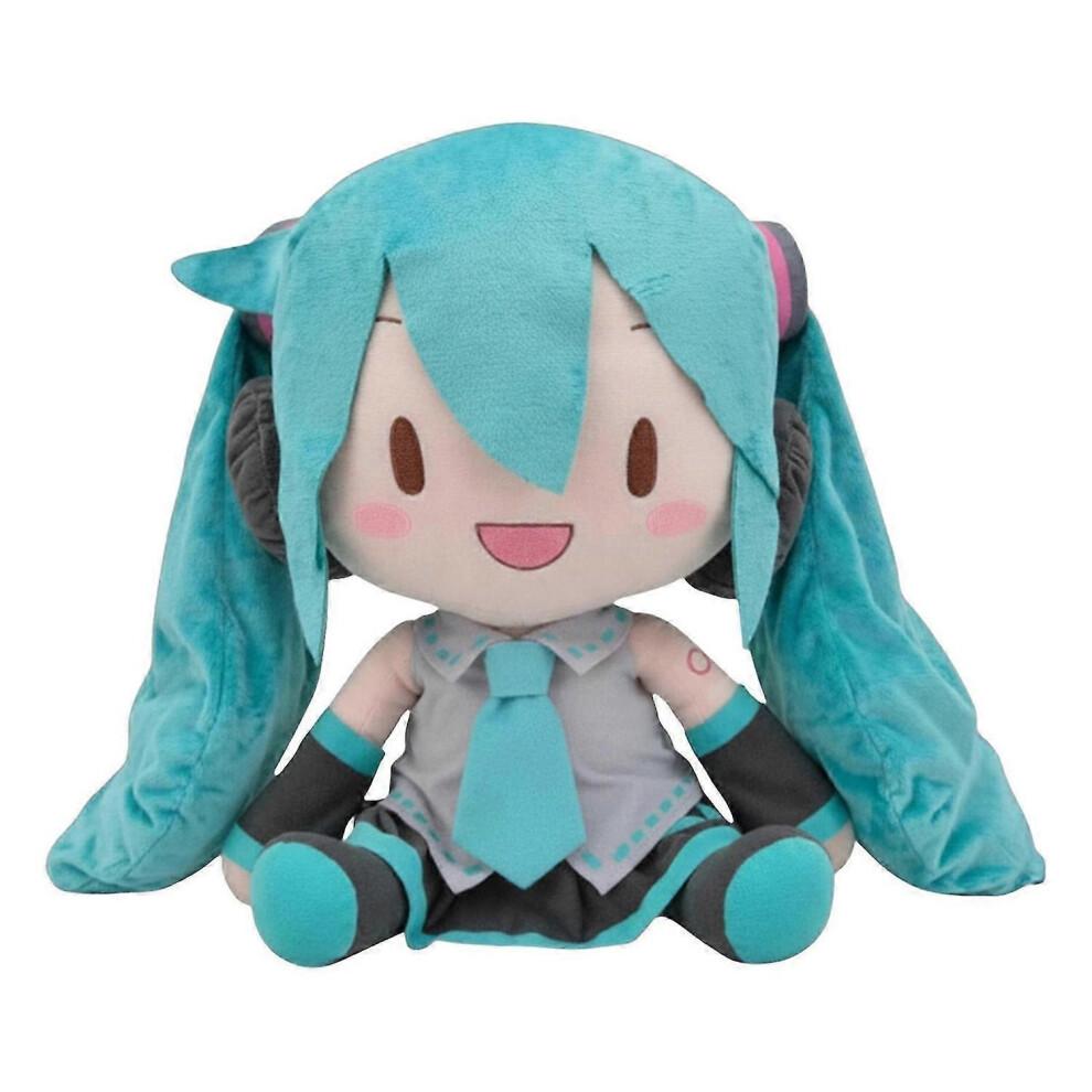 32cm Miku Plüschtier Anime Stofftier Mädchenpuppe - Niedliches Sammlerstück Weiches Kuschel-Plüschtier Geschenk für Kinder Fans
