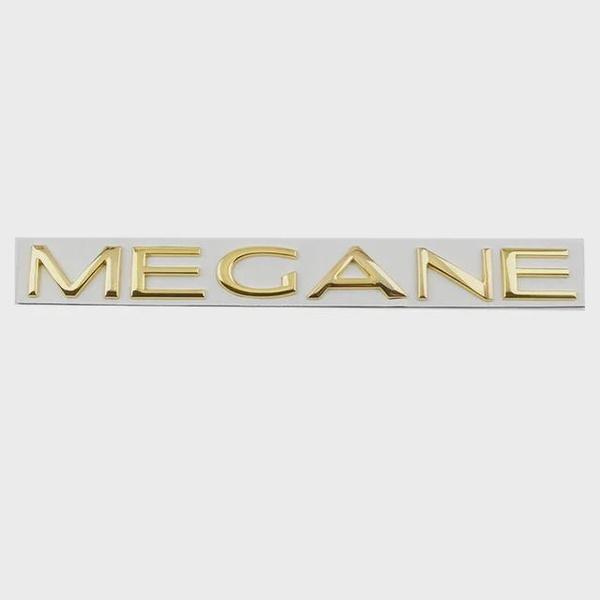 

Car 3D Metal Rear Trunk Letters Words Logo Badge Emblem Decals Sticker For Rena-ult Megane 1 2 3 4 MK1 MK2 MK3 MK4 RS Accessories золотой