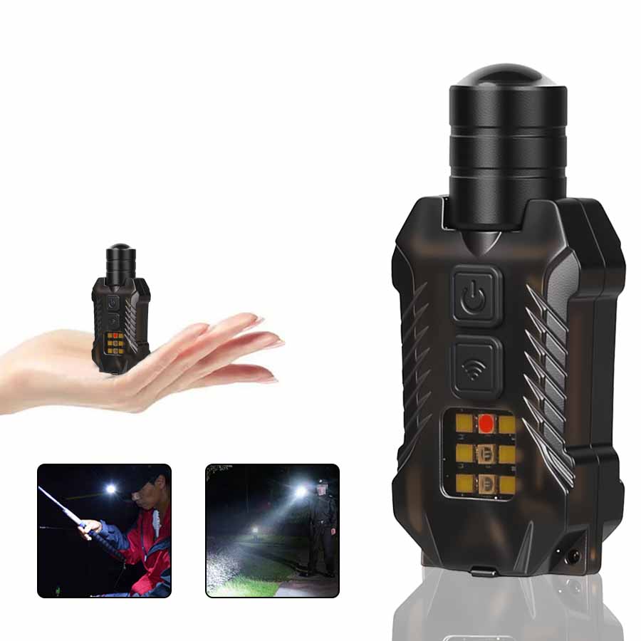 Mini LED COB Keychain Flashlight 3 Light Sources USB Rechargeable Flashlight Emergency Torch Outdoor Portable Pen Clip Lantern