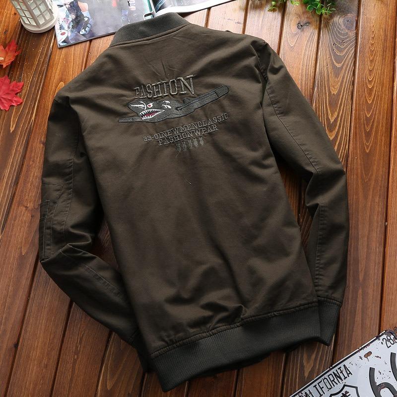 Spring and Autumn Jacket Men's Retro Tooling Rage Tank Suit Short Jacket Men's Military Suit Tide