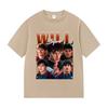 American Tv Series Will Byers Graphic T Shirt Mens Casual Fashion Cotton Short Sleeve TShirts Vintage ONeck Oversized Tshirt