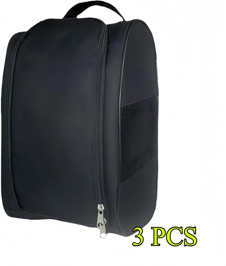 Portable Golf Shoe Bag Oxford Cloth Breathable Lightweight Dustproof Carrier for Tennis Sneakers Golf Shoe Storage Handbag