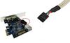 SinLoon Computer Cables Connectors New USB PC Motherboard Rear Panel Expansion Bracket To IDC Motherboard USB Cable Host Adapter [2-Piece Set] &