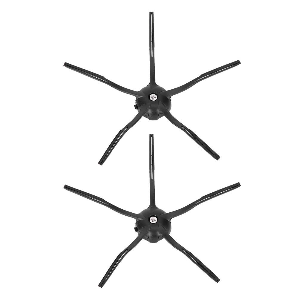 2Pcs Side Brush Replacement Accessory for XIAOMI Roborock S6 S5 E35 E2 Sweeping Robot Black