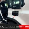 For Toyota Land Cruiser Prado LC250 2024 2025 2026 Carbon Fiber Car Fuel Tank Cover Trim Gas Oil Filler Cap Frame Accessories