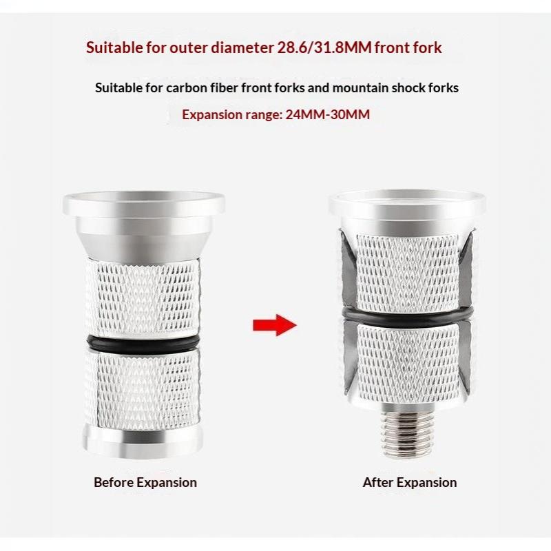 Bike Headset Stem Compression Plug 28.6mm 31.8mm Lightweight Fork Steerer Expander for Daily Bicycle Repair Maintenance
