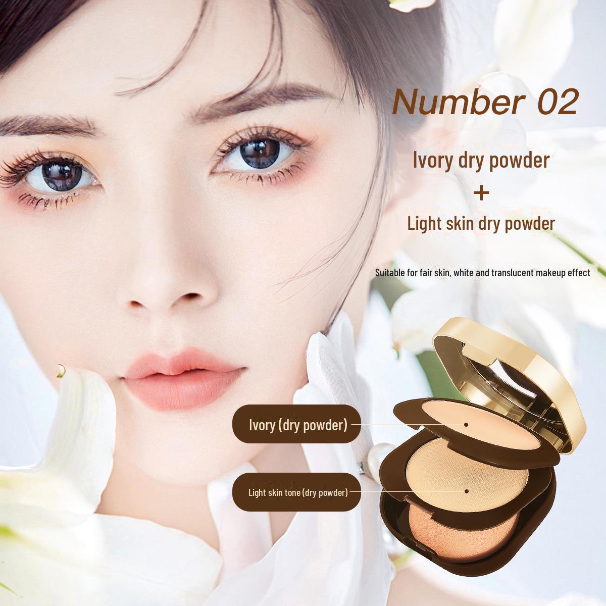 

Kaqili Light-Sensitive Soft Yarn Double-Layer Air Powder Concealer for Dry Skin - нелипка, стійка рідка основа без зняття макіяжу