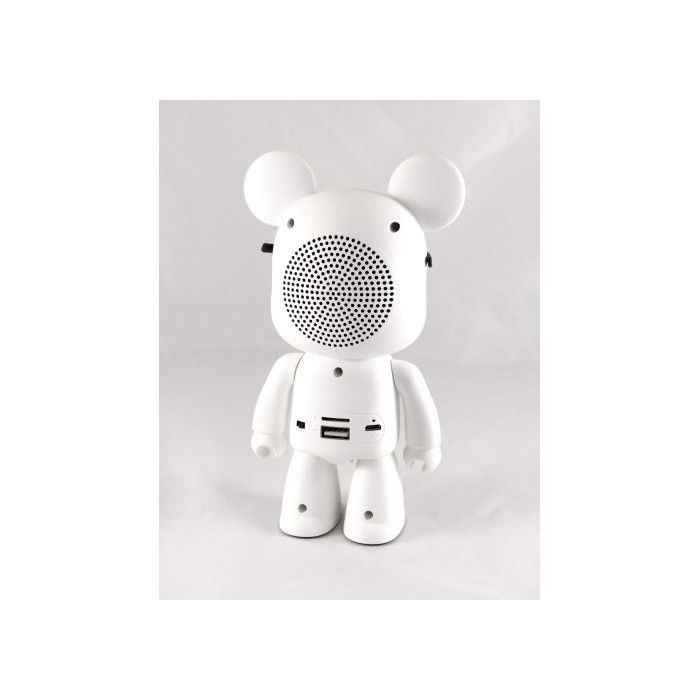 10W White Bluetooth Speaker MousikMan