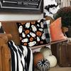 GAGEC Halloween Pillow Covers 18x18 Inch Ghost Pumpk Linen Pillowcase Holiday Farmhouse Throw Pillows Indoor Outdoor Couch Cushion Case for Home Sofa