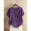 Women's All Match Breathable Shirt With Nature Inspired Embroidery