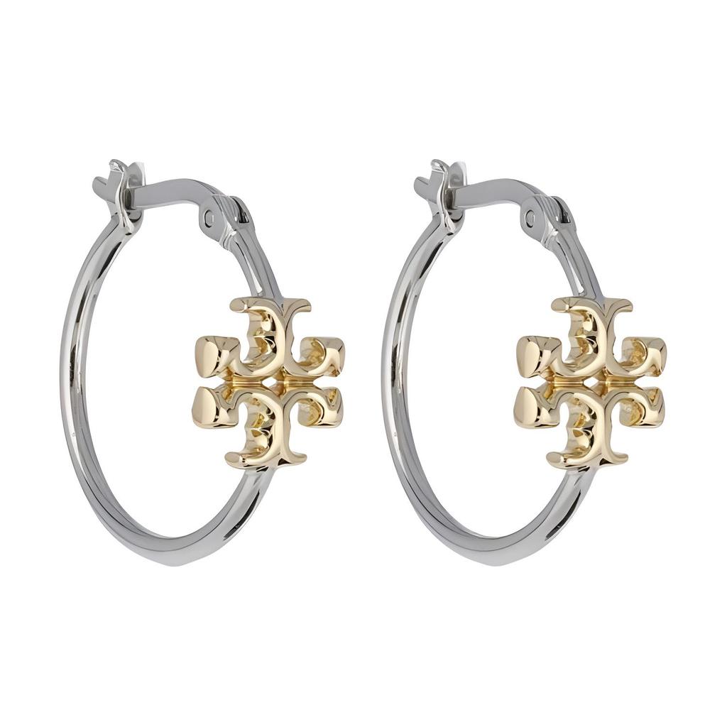 Tory Burch Kreisdesign 18 Karat Gold Ohrringe Damenohrringe Silber 105472237