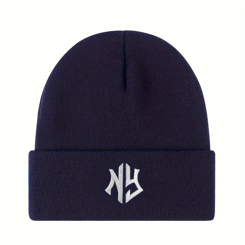 Winter Hats Unisex Beanies Knitted Caps For Men Autumn Cycling Bonnet Outdoor Ski Warm Cap Male Female Fashion New York Cold Hat