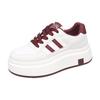 Popular Platform White Shoes Women's 2025 Spring New Fashion Versatile Color Matching Student Casual Sports Shoes Women