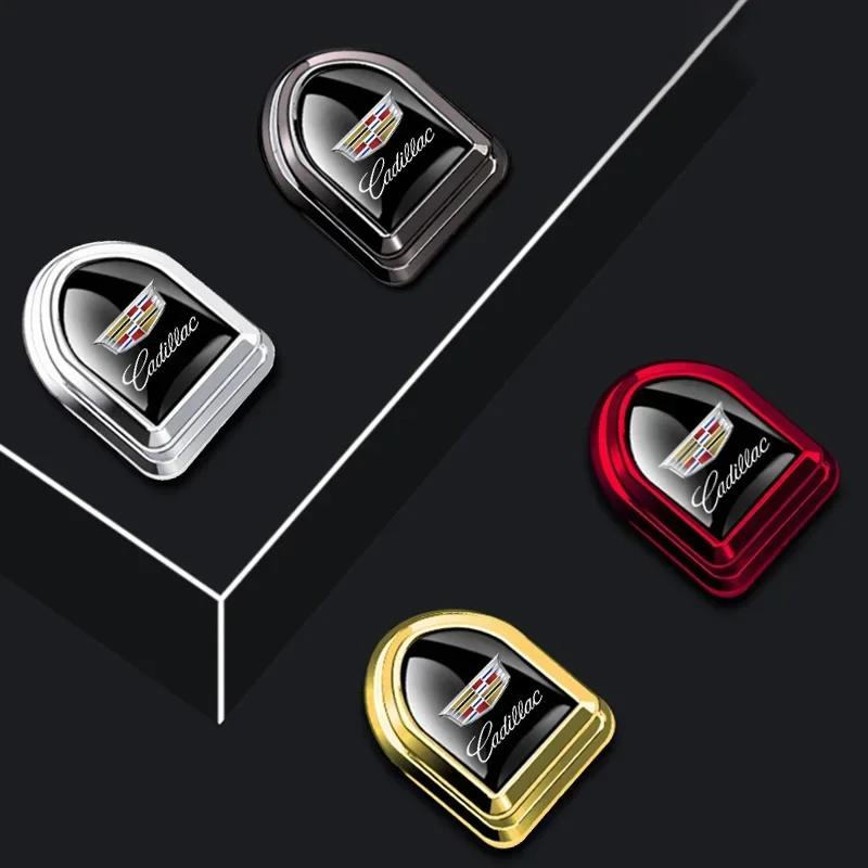2pcs/4pcs Alloy Car Hooks Sticker Interior Organizer Storage Hanger for Cadillac ATS BLS CT4 CT5 CTS ESCALADE XLR XT4 XT6 XTS