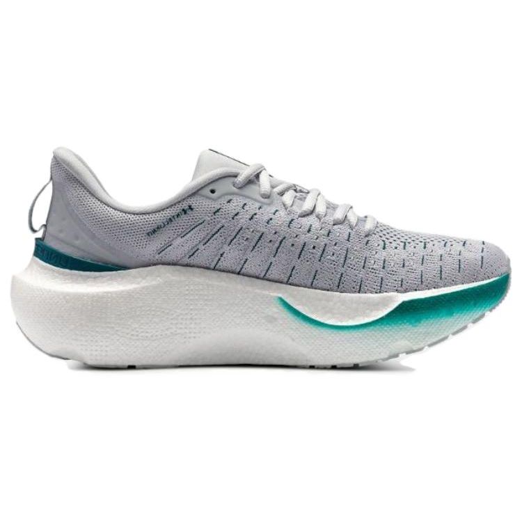 Under Armour HOVR Infinite Elite Halo Grey Hydro Teal Men Sneakers 3027189-102