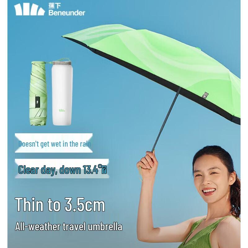 Beneunder DT396 UV Protection Automatic Folding Travel Umbrella