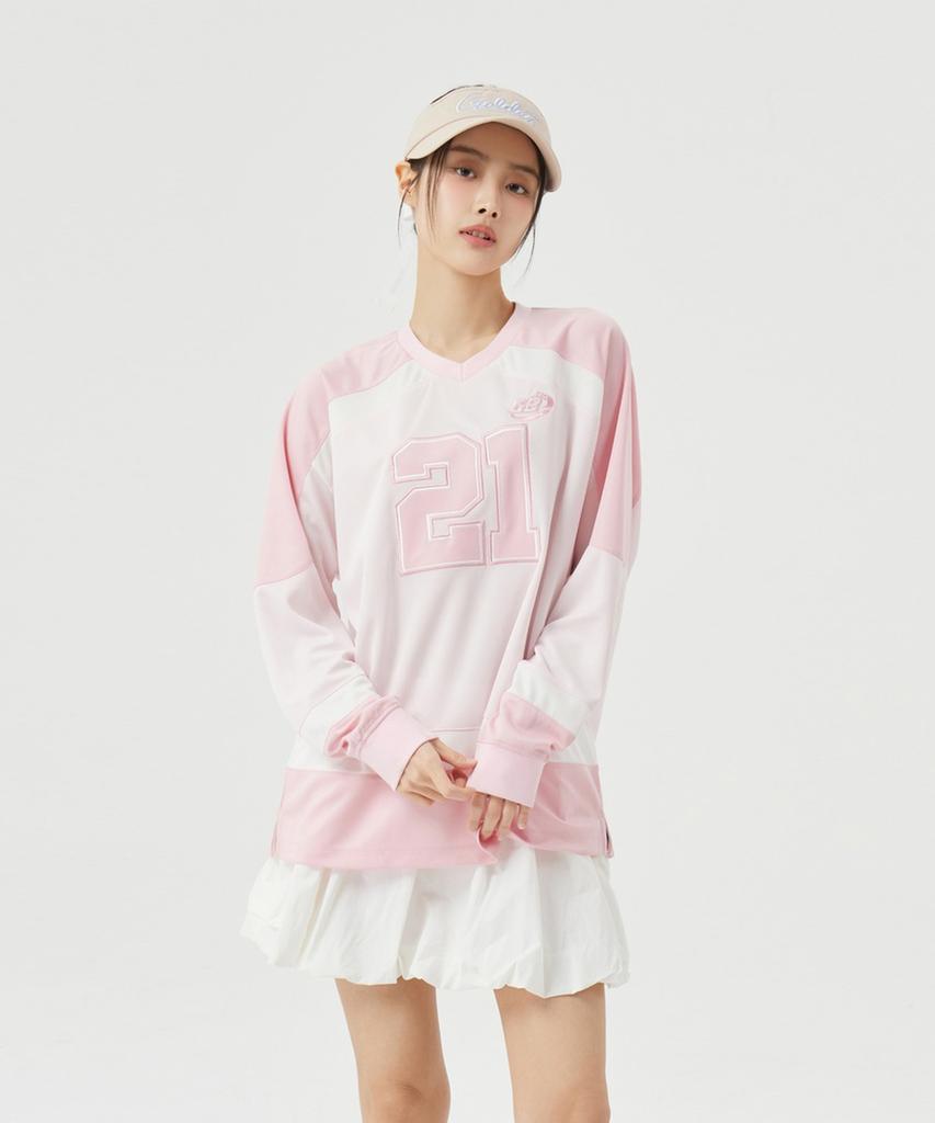 Goldeunbeeo (W) Mesh Hybrid Long T-Shirt G5Tam26351Pix