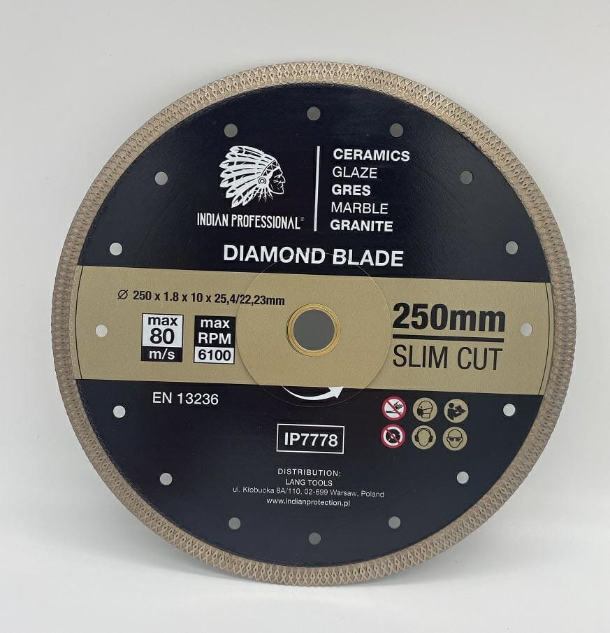 250mm Slim Cut Indian Professional Diamond Blade