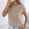 Women's Fashion -Color Twisted Batwinged Sleeve Casual Loose Knitted Top