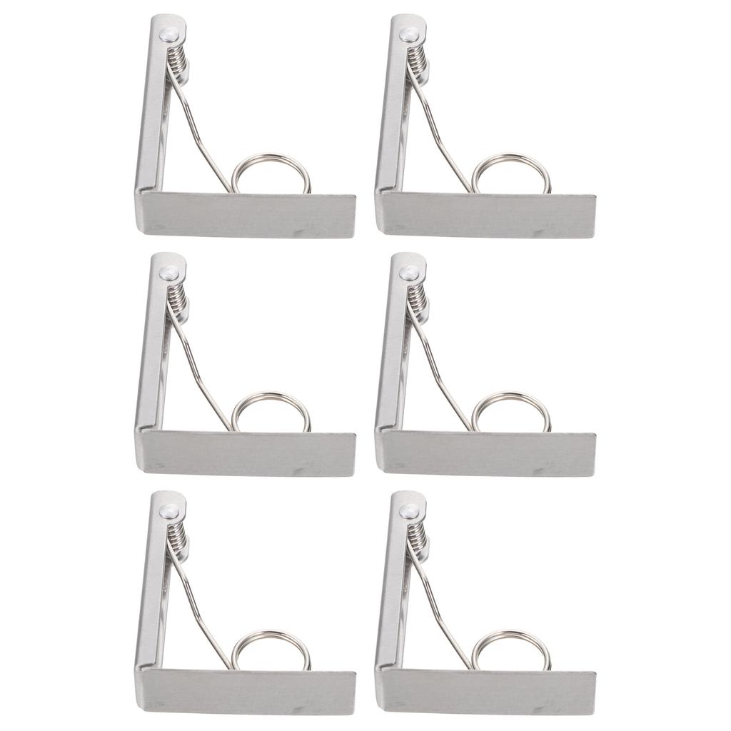 6 Pcs Tablecloth Clip Camping Clips Picnic Accessory Portable Clamps Supply Convenient