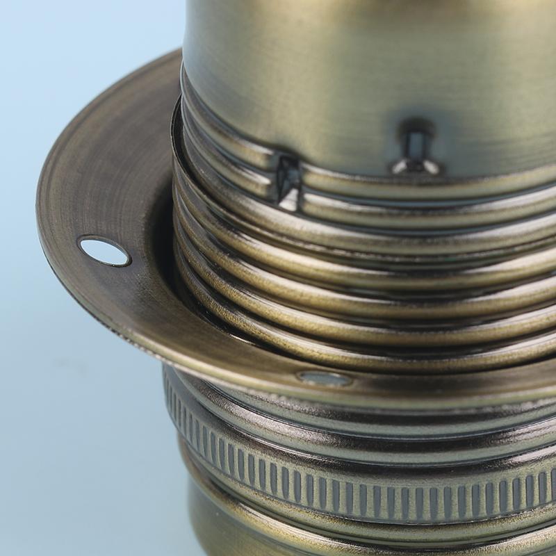 Metal Lamp Holder E27 Polished Vintage Lamp Socket DIY Light Lamp Base Retro Screw Adapter Lampholder For Lighting Fixture